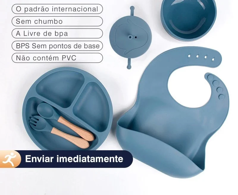 Kit de Introdução Alimentar em Silicone