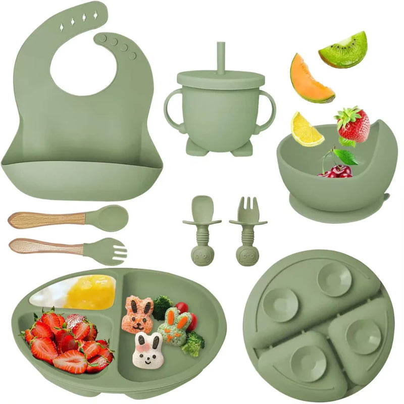 Kit de Introdução Alimentar em Silicone